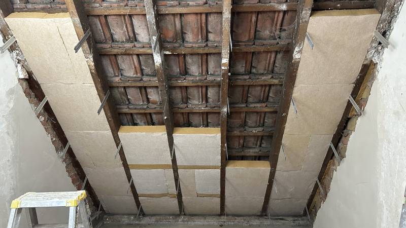 Isolation des rampants sous toiture avec une isolation naturel Fibre de bois a Strasbourg Koenigshoffen